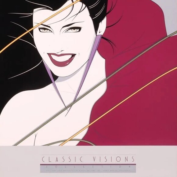 1980s Rare Patrick Nagel "Rio Girl" Poster by Mirage Edition Inc. Santa Monica - Picture 6 of 6